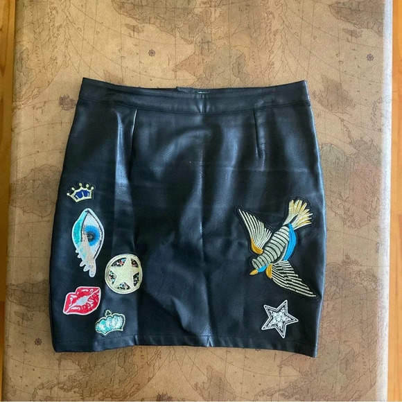 Simons Dresses & Skirts - SIMONS Vegan leather size L